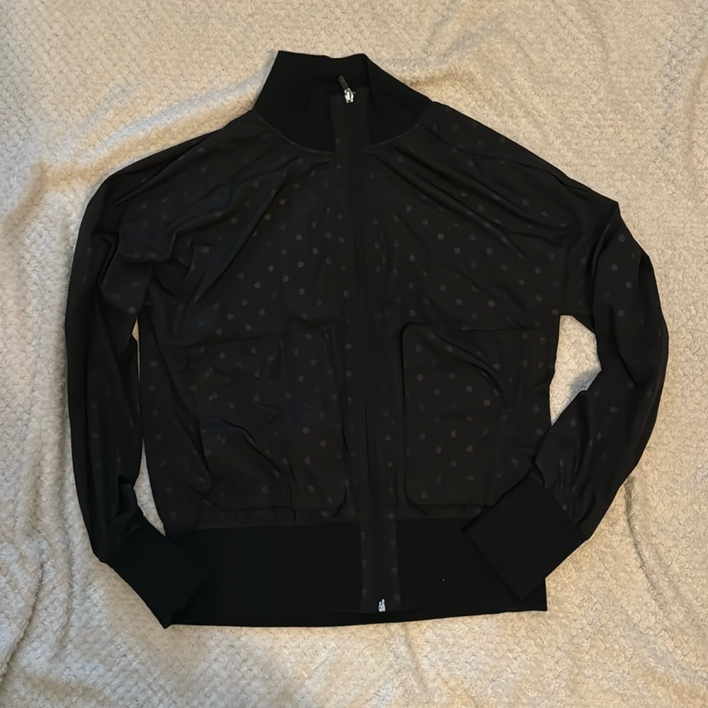 Gap Fit Black Track Jacket Medium - image 1
